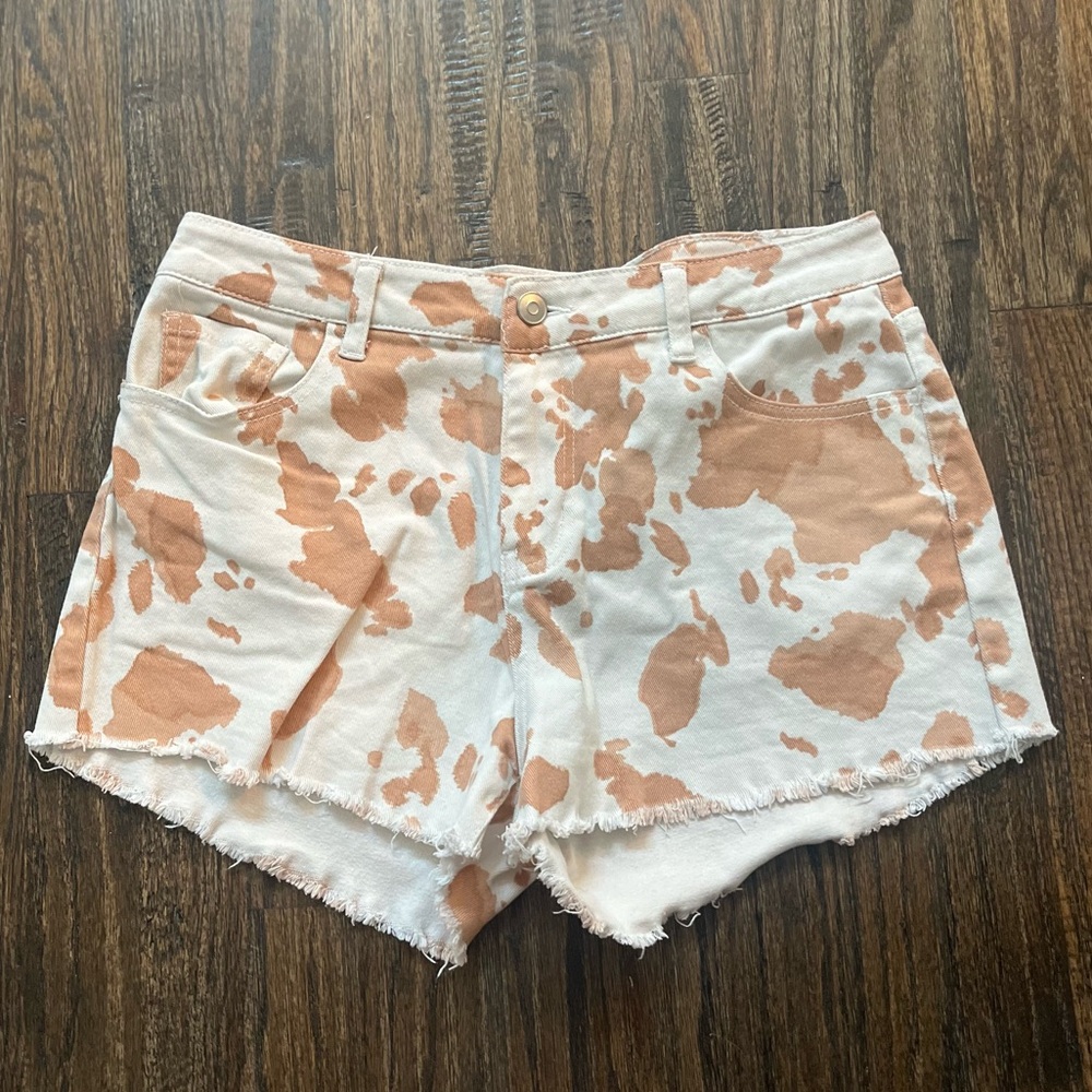 Altar’d State Cow Print Shorts